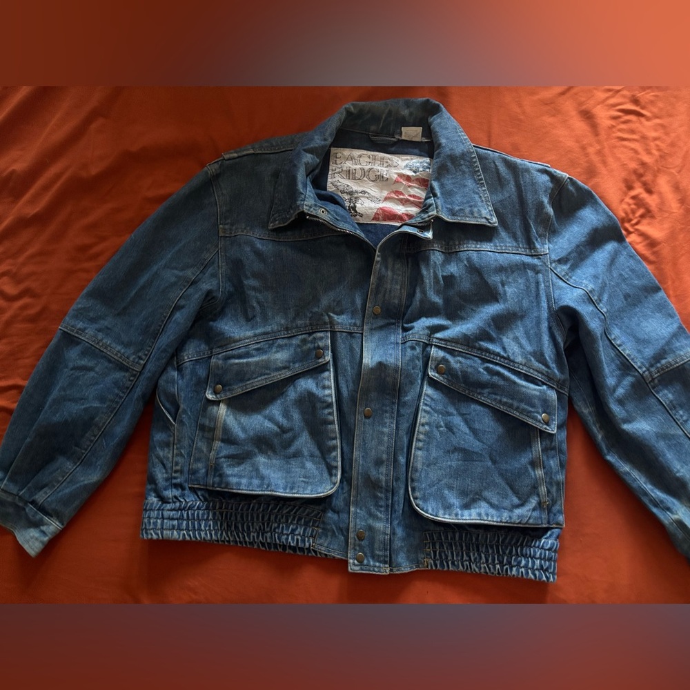 Eagle Ridge Vintage Denim Jacket Large